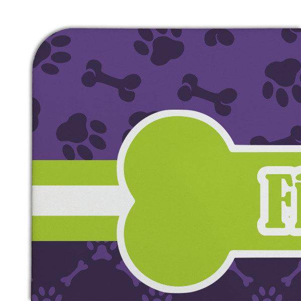 Pawprints & Bones Coaster Set - DETAIL