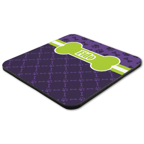 Pawprints & Bones Coaster Set - FLAT (one)