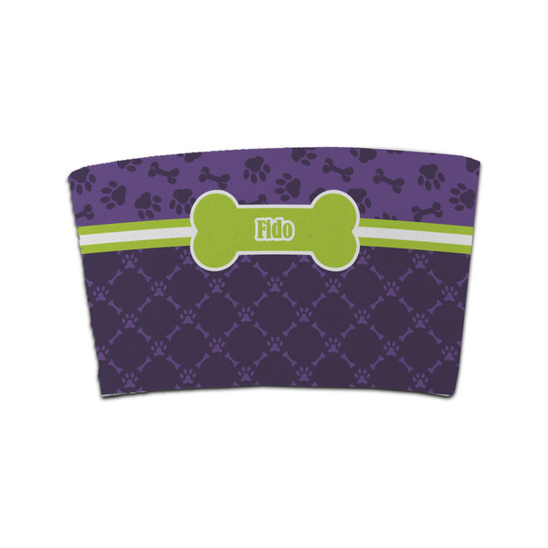 Custom Pawprints & Bones Coffee Cup Sleeve (Personalized)