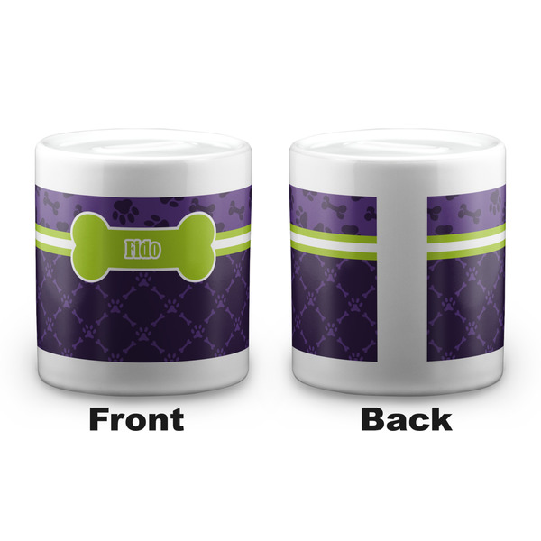 Pawprints & Bones Coin Bank - Apvl