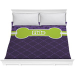 Pawprints & Bones Comforter - King (Personalized)