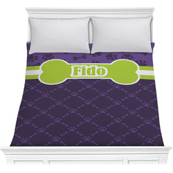 Pawprints & Bones Comforter - Full / Queen (Personalized)