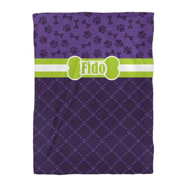 Pawprints & Bones Comforter - Twin XL - Front