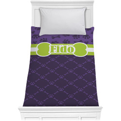 Pawprints & Bones Comforter - Twin XL (Personalized)