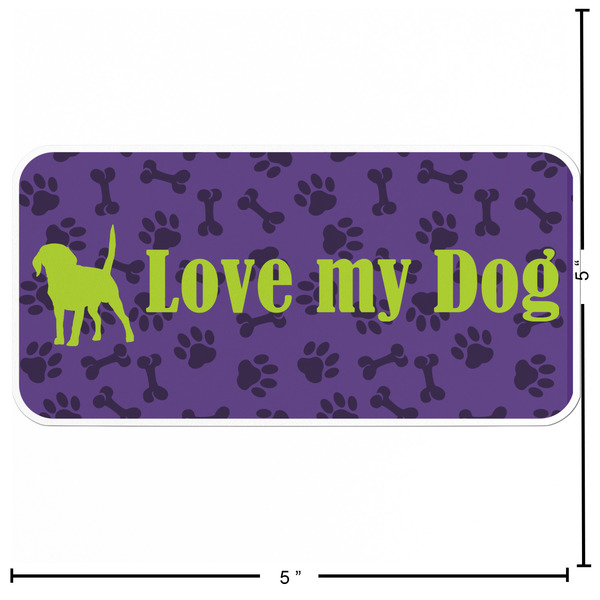 Pawprints & Bones Custom Shape Iron On Patches - L - APPROVAL