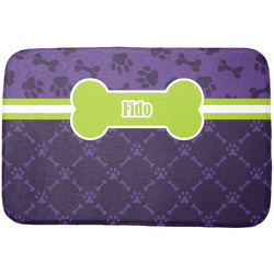 Pawprints & Bones Dish Drying Mat (Personalized)