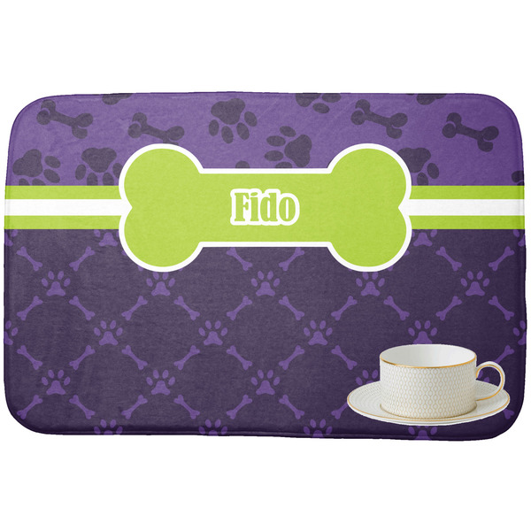 Pawprints & Bones Dish Drying Mat