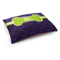 Pawprints & Bones Dog Bed - Medium w/ Name or Text