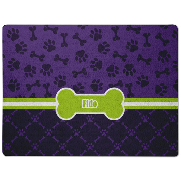 Pawprints & Bones Dog Food Mat - Medium without bowls