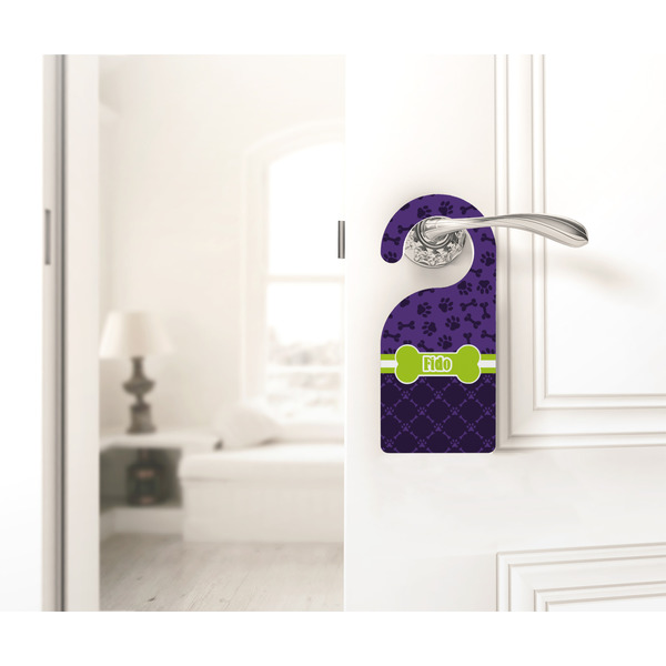Pawprints & Bones Door Hanger - LIFESTYLE