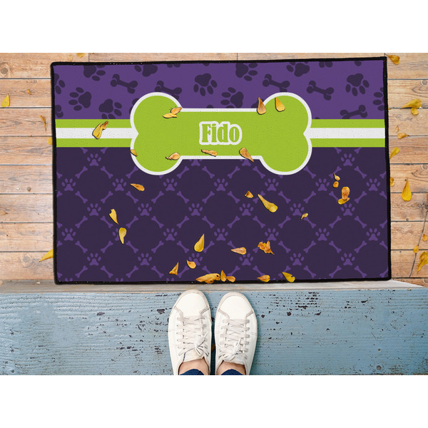 Pawprints & Bones Door Mat - LIFESTYLE (Med)