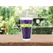 Pawprints & Bones Double Wall Tumbler with Straw Lifestyle