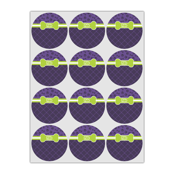 Pawprints & Bones Drink Topper - Small - Set of 12