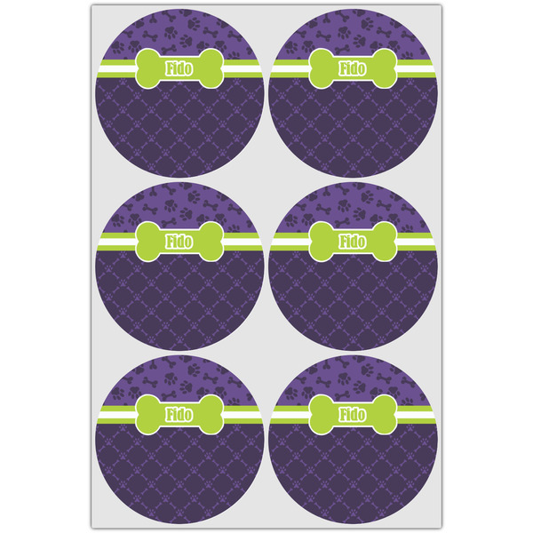 Pawprints & Bones Drink Topper - XLarge - Set of 6