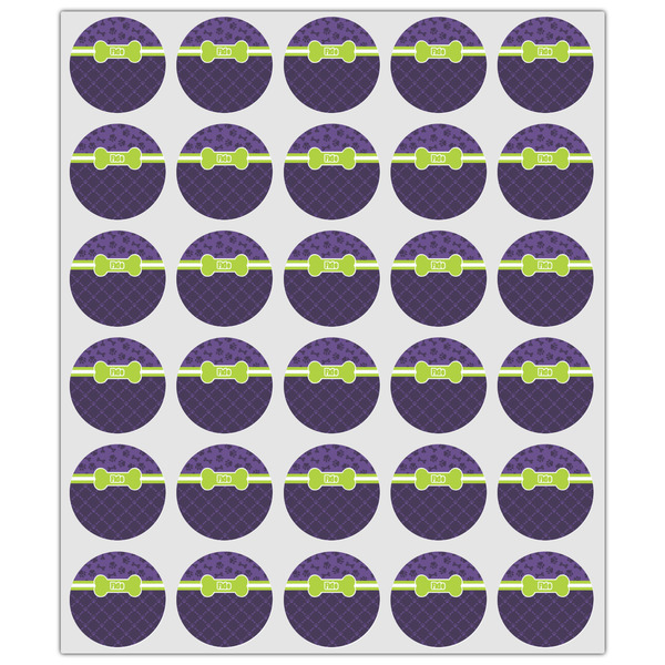 Pawprints & Bones Drink Topper - XSmall - Set of 30