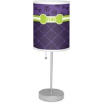 Pawprints & Bones 7" Drum Lamp with Shade Linen (Personalized)