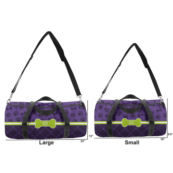 Pawprints & Bones Duffle Bag Small and Large