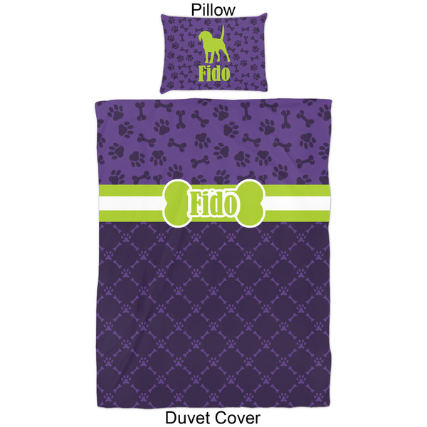 Pawprints & Bones Duvet Cover Set - Twin - Approval