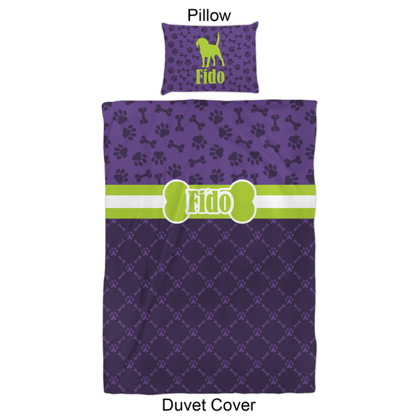 Pawprints & Bones Duvet Cover Set - Twin XL - Approval