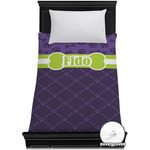 Pawprints & Bones Duvet Cover - Twin (Personalized)