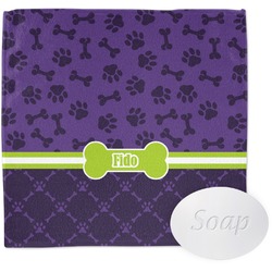 Pawprints & Bones Washcloth (Personalized)