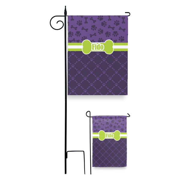 Pawprints & Bones Garden Flag - PARENT/MAIN