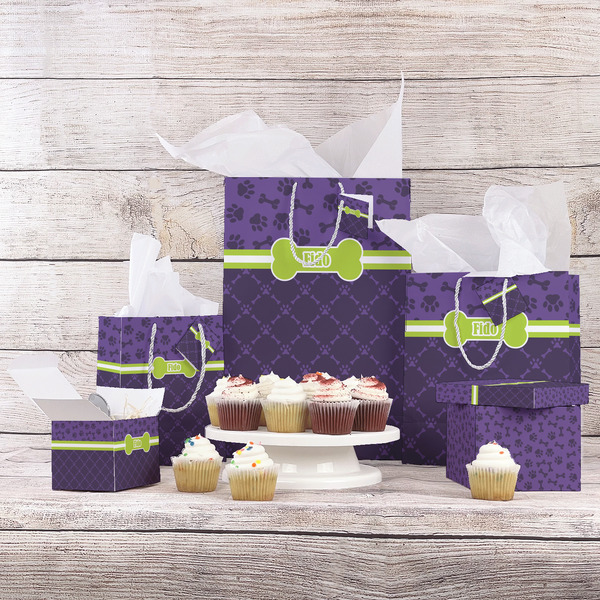 Pawprints & Bones Gift Bags - In Context