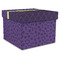 Pawprints & Bones Gift Boxes with Lid - Canvas Wrapped - X-Large - Front/Main