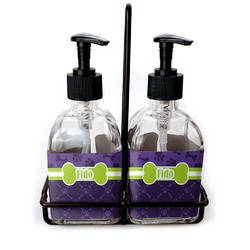 Pawprints & Bones Glass Soap & Lotion Bottles (Personalized)