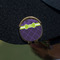 Pawprints & Bones Golf Ball Marker Hat Clip - Gold - On Hat
