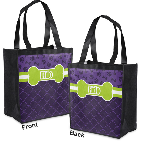 Pawprints & Bones Grocery Bag - Apvl