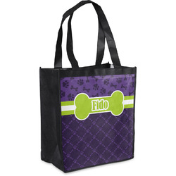 Pawprints & Bones Grocery Bag (Personalized)