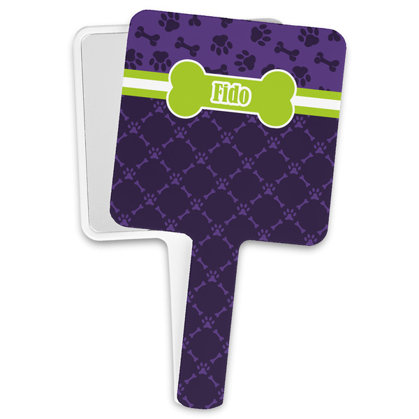 Custom Pawprints & Bones Hand Mirror (Personalized)