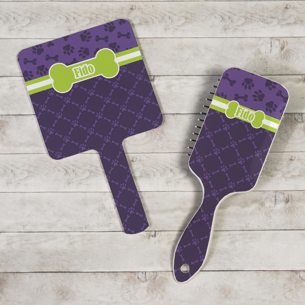 Pawprints & Bones Hand Mirrors - In Context