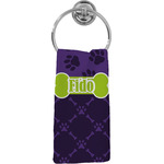 Pawprints & Bones Hand Towel - Full Print (Personalized)