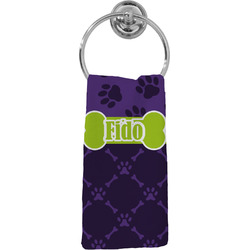 Pawprints & Bones Hand Towel - Full Print (Personalized)