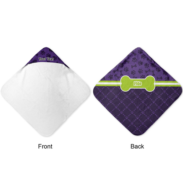 Pawprints & Bones Hooded Baby Towel- Approval