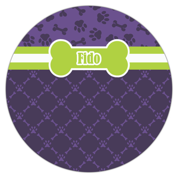 Pawprints & Bones Icing Circle - Large - Single