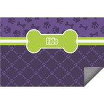 Pawprints & Bones Indoor / Outdoor Rug - 6'x8' w/ Name or Text