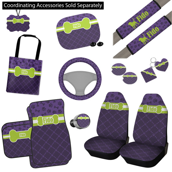 Pawprints & Bones Interior Car Accessories