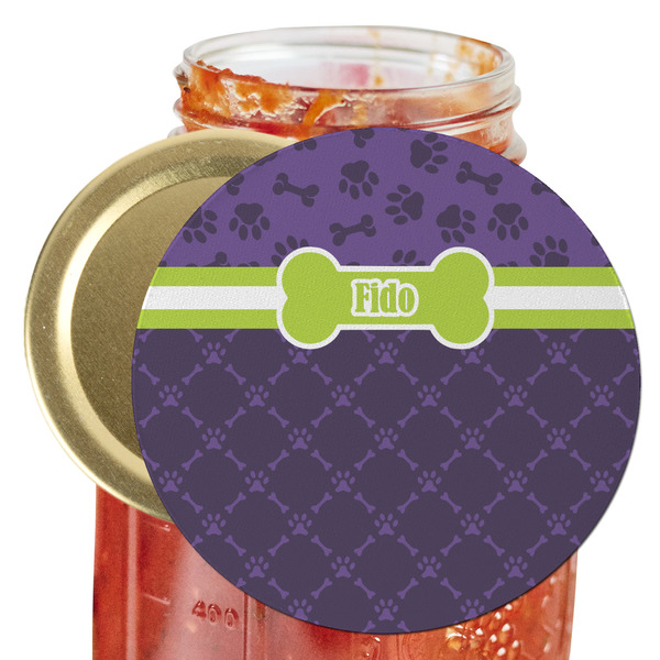 Custom Pawprints & Bones Jar Opener (Personalized)