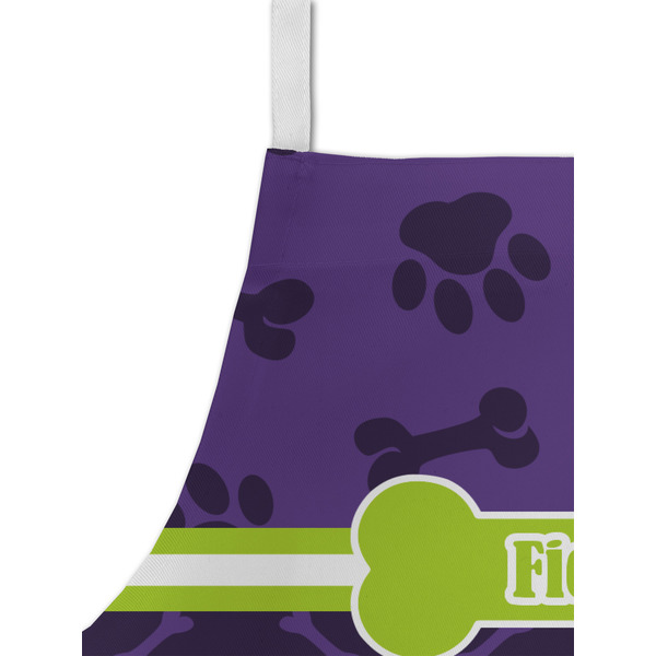 Pawprints & Bones Kid's Aprons - Detail