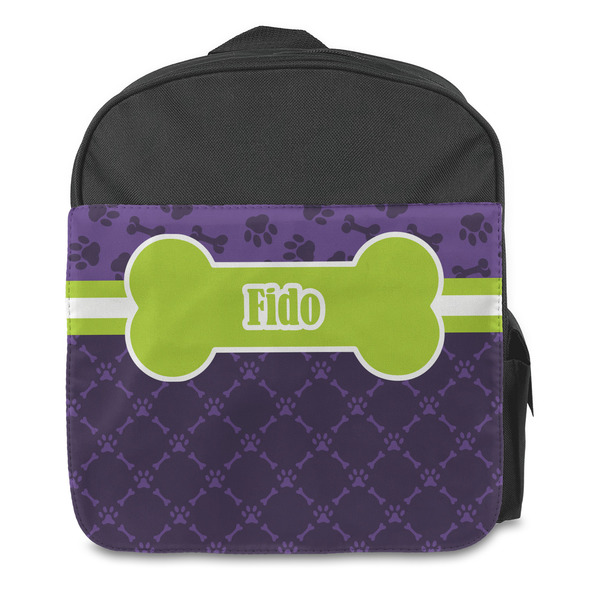Pawprints & Bones Kids Backpack - Front