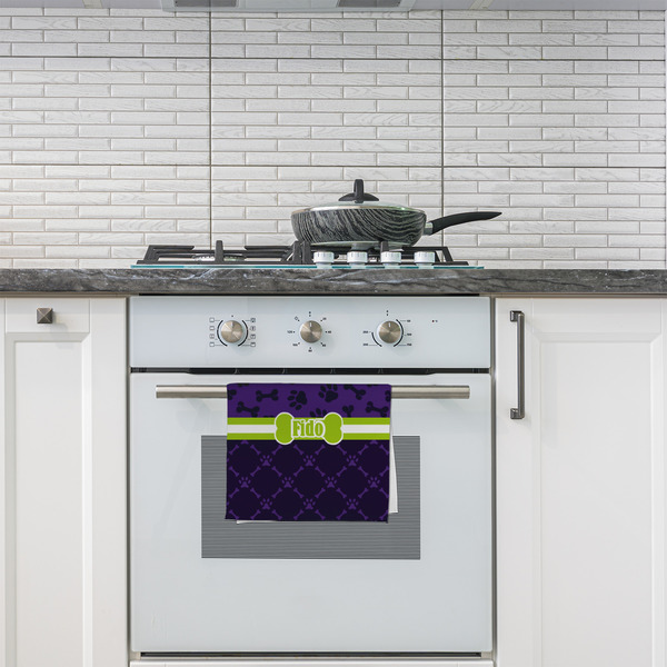 Pawprints & Bones Kitchen Towel - Poly Cotton - Lifestyle