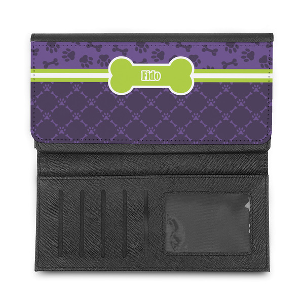 Pawprints & Bones Ladies Wallet - Half Way Open