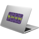 Pawprints & Bones Laptop Decal (Personalized)