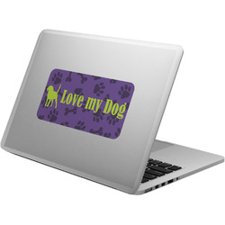 Pawprints & Bones Laptop Decal (Personalized)