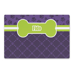 Pawprints & Bones Large Rectangle Car Magnet (Personalized)