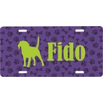 Pawprints & Bones Front License Plate (Personalized)