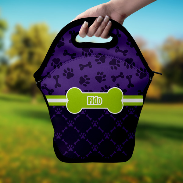 Pawprints & Bones Lunch Bag - Hand